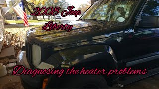 2008 Jeep Liberty,  diagnosing heating problems