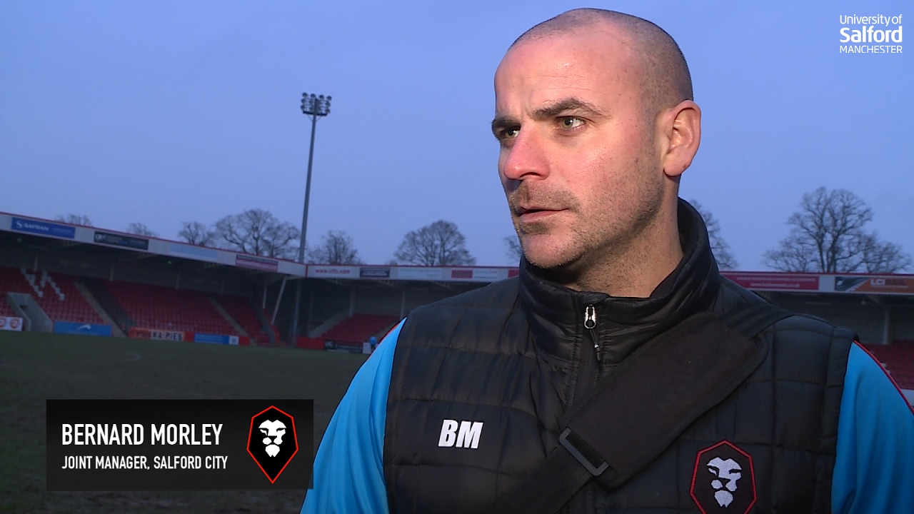national league volley Gloucester City 3-2 Salford City - Bernard Morley post-match interview