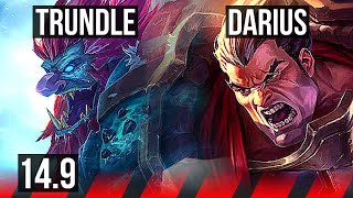 TRUNDLE vs DARIUS (TOP) | 5/0/0 | KR Master | 14.9