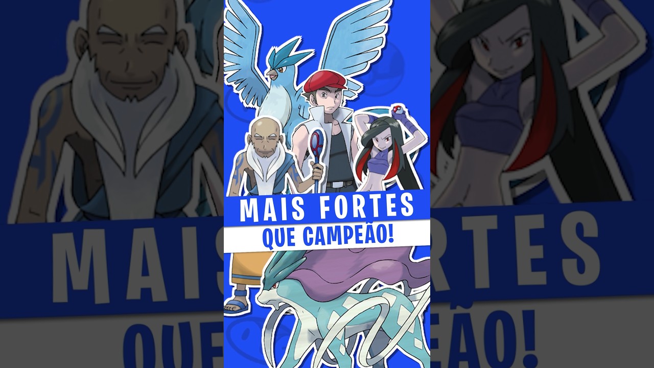 TREINADORES MAIS FORTES QUE CAMPEÃO POKÉMON #pokemon #animepokémon