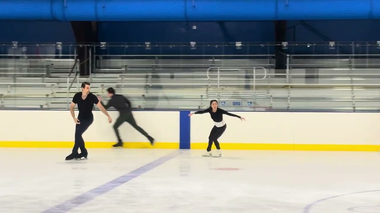 Sarah Nunez Senior Pair Free Skate Test
