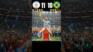 Argentina vs Brazil || PENALTY SHOOTOUT || 🔥🤯 IMAGINARY MATCH 2026 || 🥶 #football #cr7 #shorts