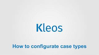 How to configure case types