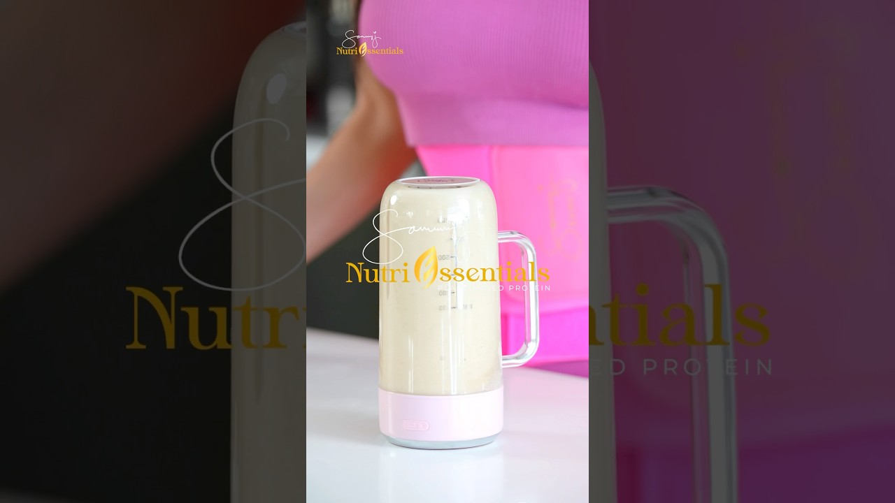 Who knew banana and cinnamon goes well with SammyJ NutriEssentials Plant based Protein Powder! 🤤