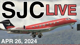 SJC LIVE | PLANES FROM SAN JOSE MINETA INTL AIRPORT #liveairport #planespotting #webcam