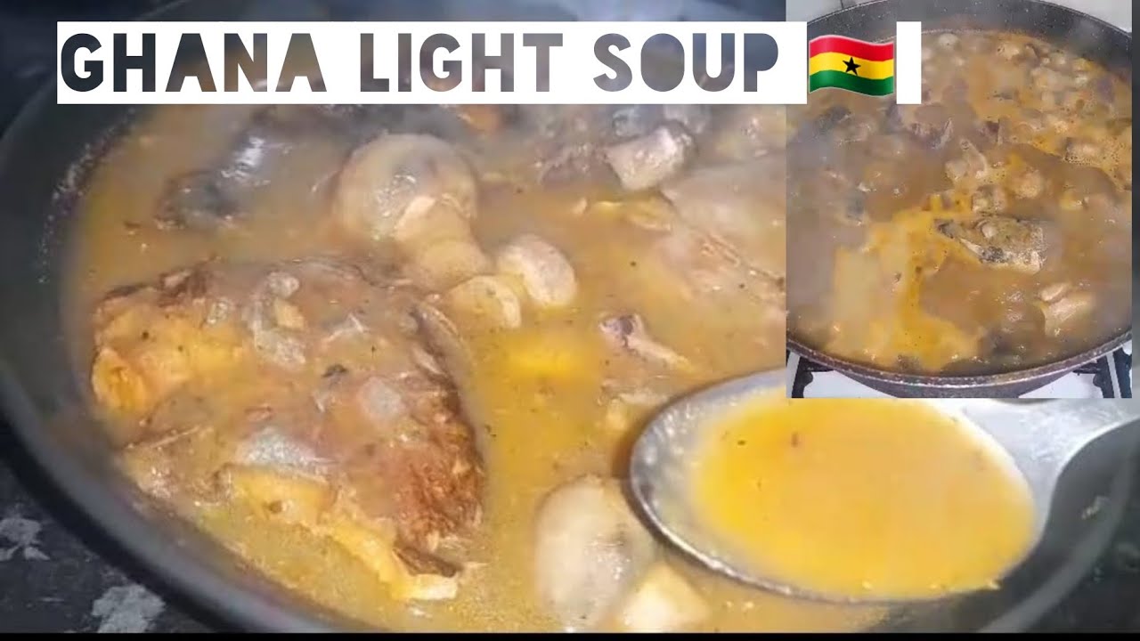 Аутентичный легкий суп из рыбы и мяса с озвучкой Фанте / Ганская кухня 🇬🇭 Папапаа 