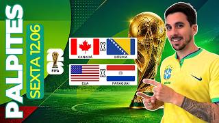 PALPITES DE FUTEBOL PARA HOJE 12 06 2026 (SEXTA-FEIRA)