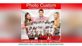 HOMFUN-Pintura personalizada Foto Diamante, Ponto Cruz, Praça cheia e redonda Imagem de strass, DIY screenshot 4
