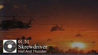 Watch Skrewdriver Hail  Thunder video