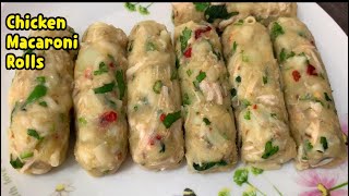 Chicken And Macaroni Rolls / Ramadan Ke liye Bana Ka Freeze Karein Mahino Tak / yasmin cooking