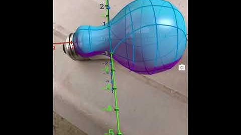 Modeling a Light Bulb in GeoGebra Augmented Reality