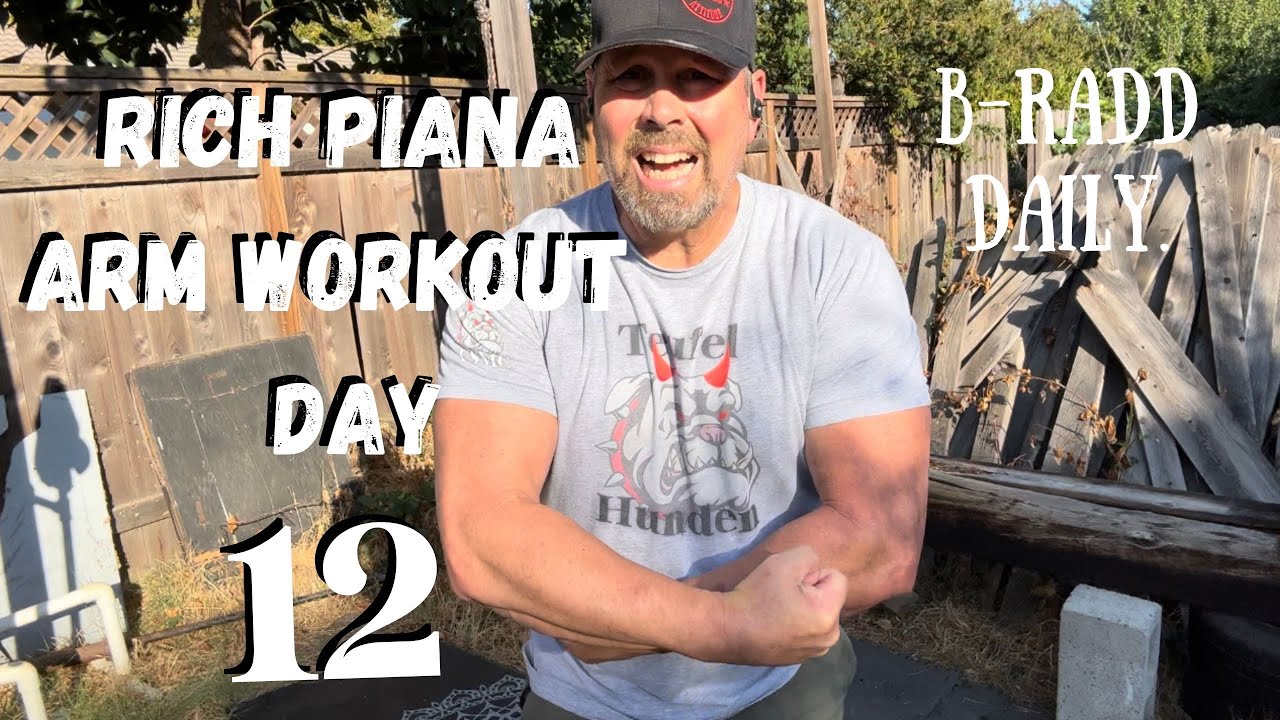 October 1, 2023 day 12 Rich Piana arm workout. YouTube