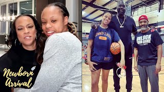 Shaq & Shaunie's 6 Foot 4 Inch Daughter Mearah Still Wants To Sit On Mommy's Lap! ⛹🏾‍♀️
