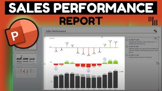 😎 Impress Your Boss with This Sales Performance Report in PowerPoint