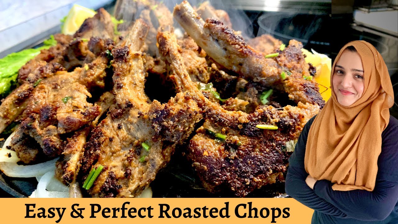 Roasted Mutton Chops Recipe Fried Mutton Chaap The Home Maker Baker
