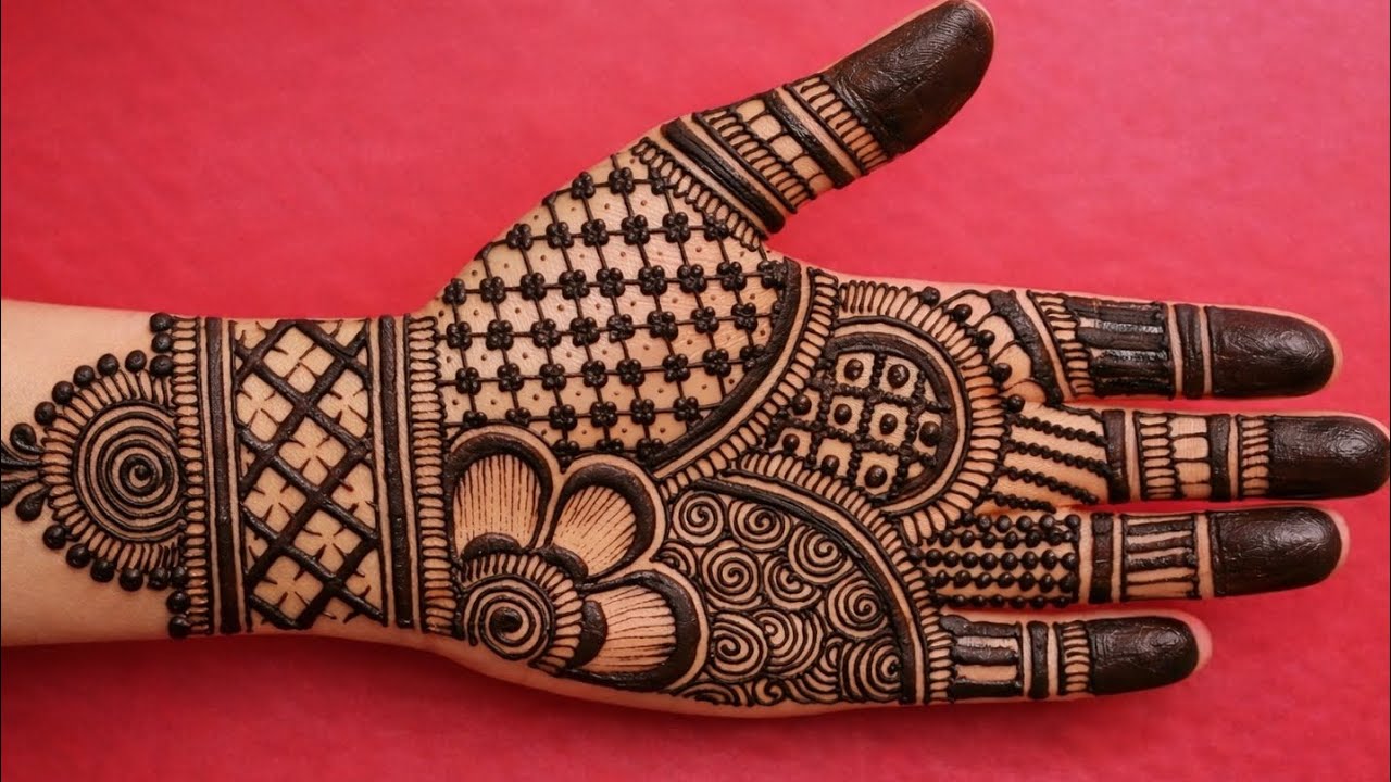 Easy stylish new front handmehndi design | simple front handmehndi design | mehandi design  2026