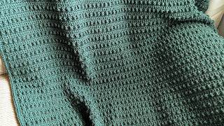 Easy Evergreen Crochet Blanket Pattern