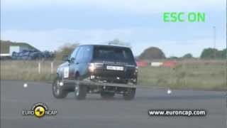 NEW Range Rover - ESC Test 2012 Euro Ncap