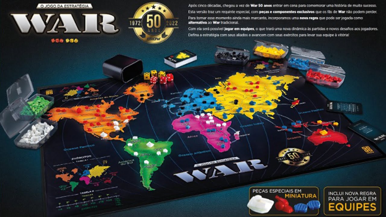 WAR – Edição 50 anos – Walderes Jogos