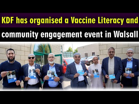 KDF has organised a Vaccine Literacy and community engagement event in Walsall