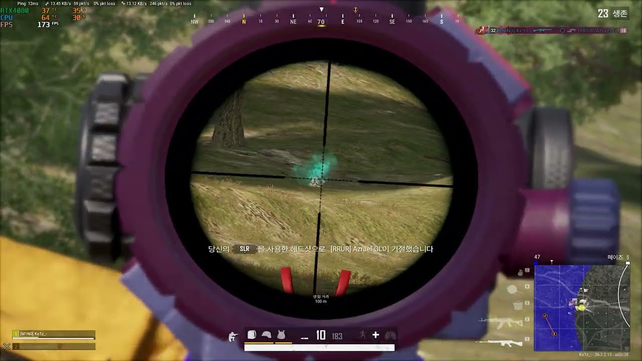 말 안 되는 샷발 소유자 ‘Ke1z’ 배그 매드무비[배틀그라운드]