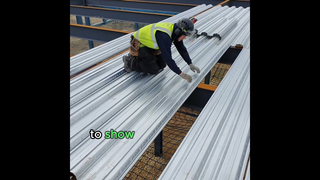 A Visual Guide On Fitting Metal Deck Concrete Floors TATA Comflor Kingspan Metfloor Range