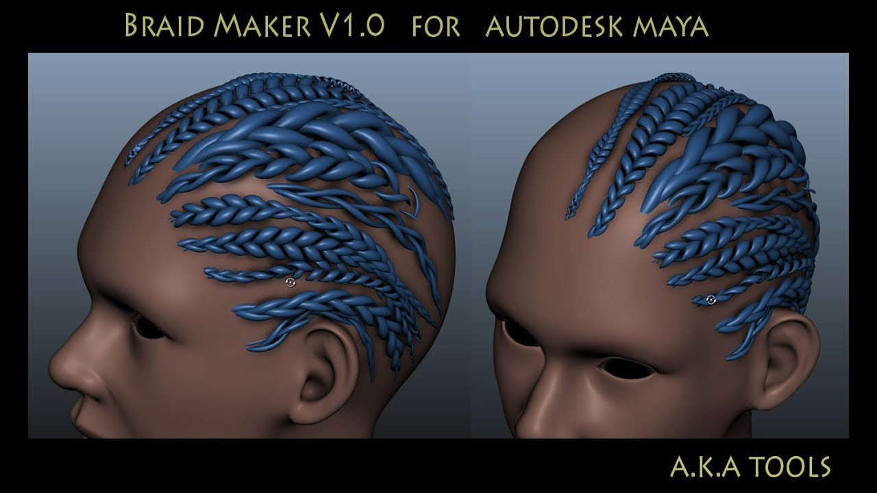 Braid Maker V1.0 for Maya - YouTube