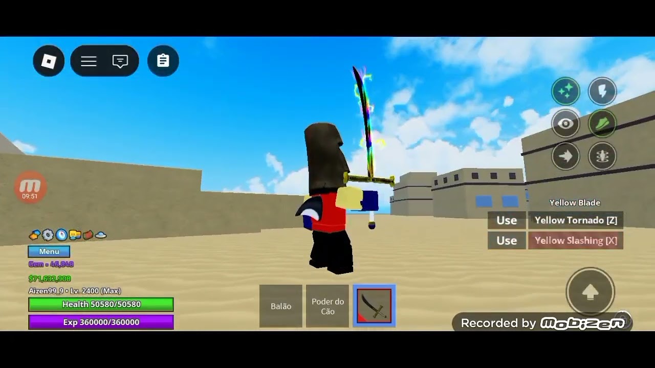 Tutorial de como pegar todas as espadas do jogo meme sea meu nick e Aizen99_9 