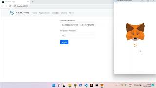 Smart Contract Insurance Dapp