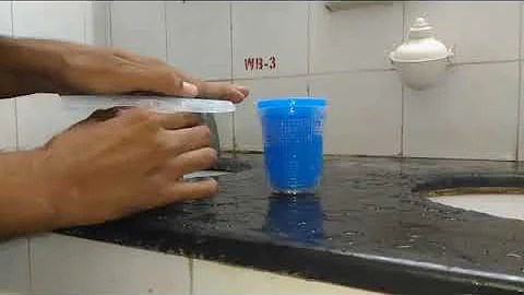 Experiment : Rayleigh–Taylor instability