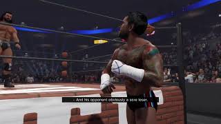 WWE 2K24 KTE IC Champion Drew Mcintyre And CM Punk Argue