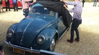 The unveiling of AEY-104. NSW&#39;s 1st registered VW Beetle