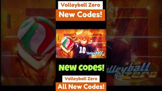 New Volleyball Zero Codes  New Codes For Volleyball Zero Roblox Codes 2025