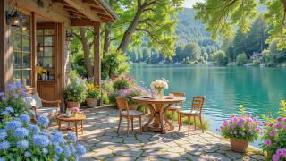Tranquil Summer Lakeside Cabin Porch 🌿 Relaxing Piano Music & Nature Sounds for Focus screenshot 4
