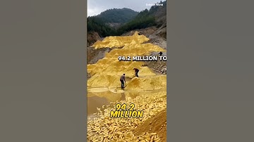 De grootste goudmijnvulkaan ter wereld 😳 !!!