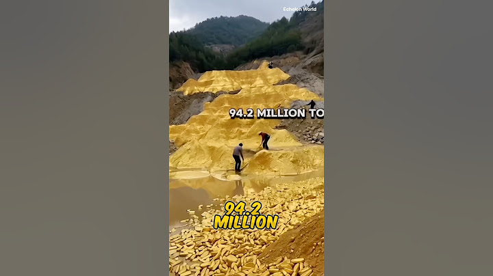 Biggest Gold Mining Volcano in The World 😳 !!!