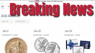 Breaking News: US Mint 2026 Product Schedule - Would THIS Get You Excited?