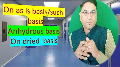 Potency, potency such basis , anhydrous,on dried# pharma master