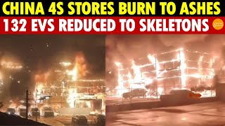 Download lagu China 4S Stores Burn to Ashes! 132 EVs Reduced to Skeletons, Some Self-Ignite During Production