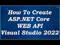 Create ASP.NET Core Web API with Visual Studio 2022