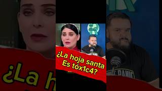 ¿Es verdad que la hoja santa es tóxica? #Ciencia #rafacarbajal #alimentos