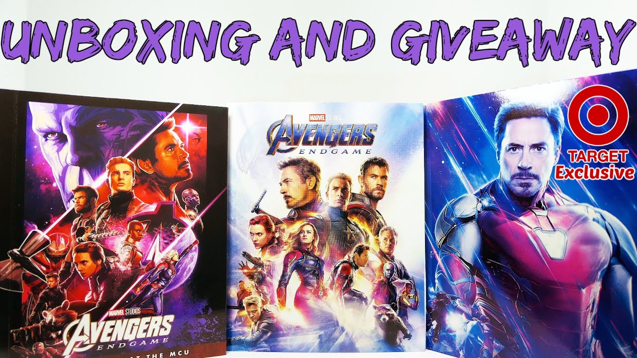 Avengers Endgame 4k Ultra Hd Blu Ray Unboxing Giveaway Target Exclusive