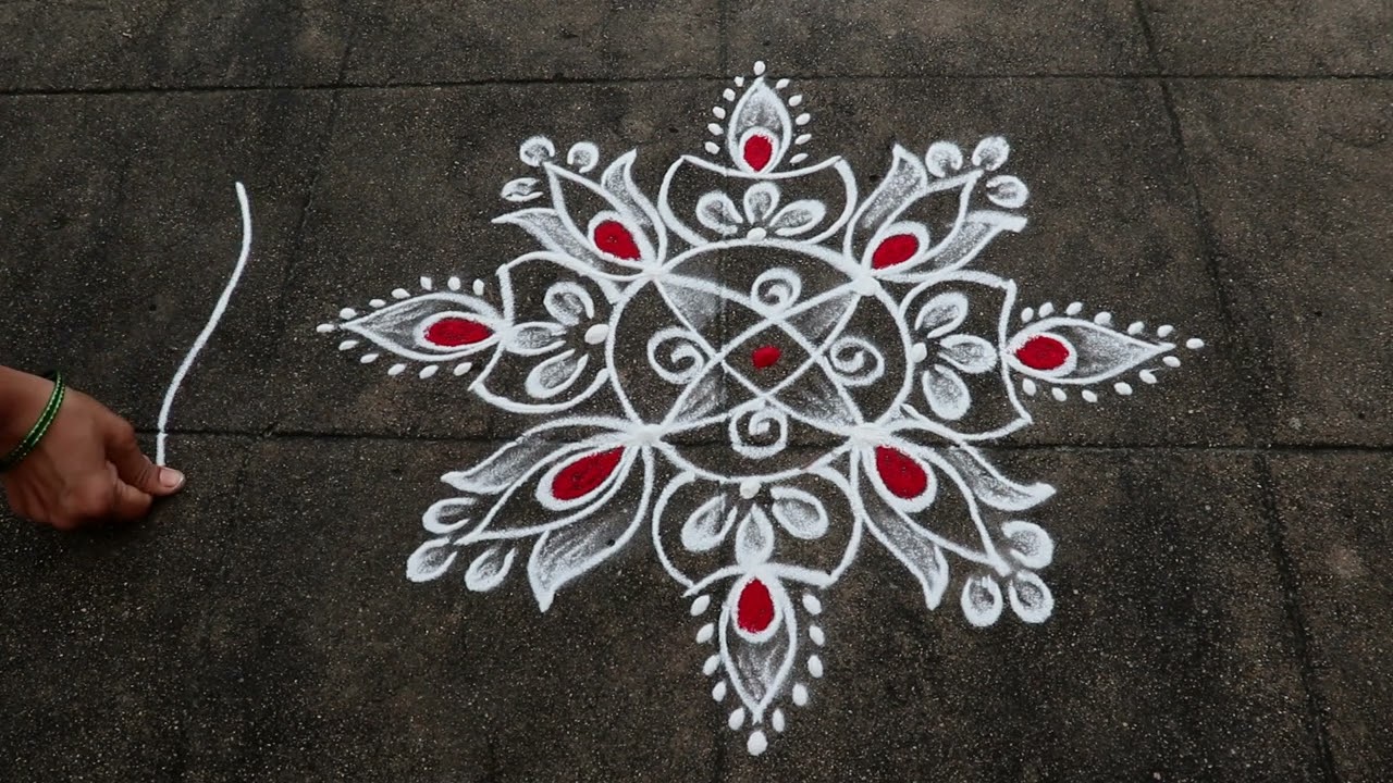 Sravanamasam Special Rangoli Designs| 2x2 Dots Small Muggulu ...