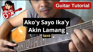 AKO'Y SAYO IKA'Y AKIN LAMANG chords guitar tutorial