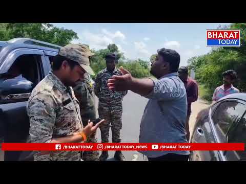 ప్రకాశం: దోర్నాల పరిధి శ్రీశైలం నల్లమల అటవీ ప్రాంతంలో అటవీ శాఖ అధికారులకు వాహనదారుల మధ్య వాగ్వాదం