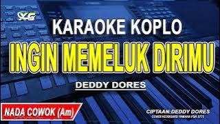 INGIN MEMELUK DIRIMU - Karaoke Koplo Nada Cowok | Pria (DEDDY DORES)