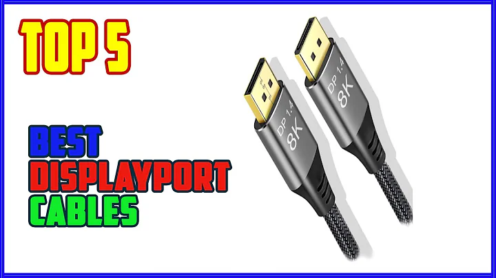 TOP 5 Best Displayport Cables 2025 | The Truth About DisplayPort Cables No One Told You!