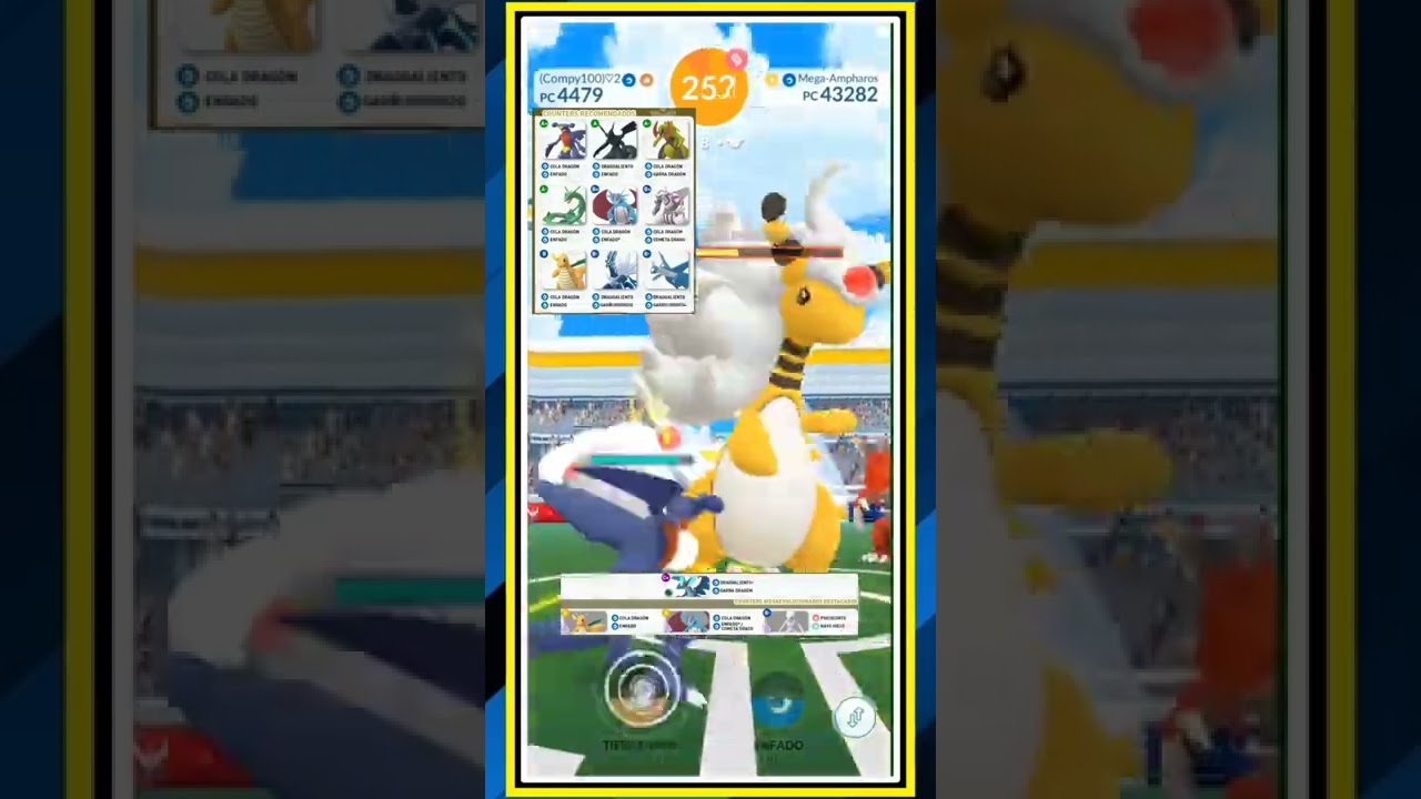 Mega Raid || Mega Ampharos en Pokémon Go 