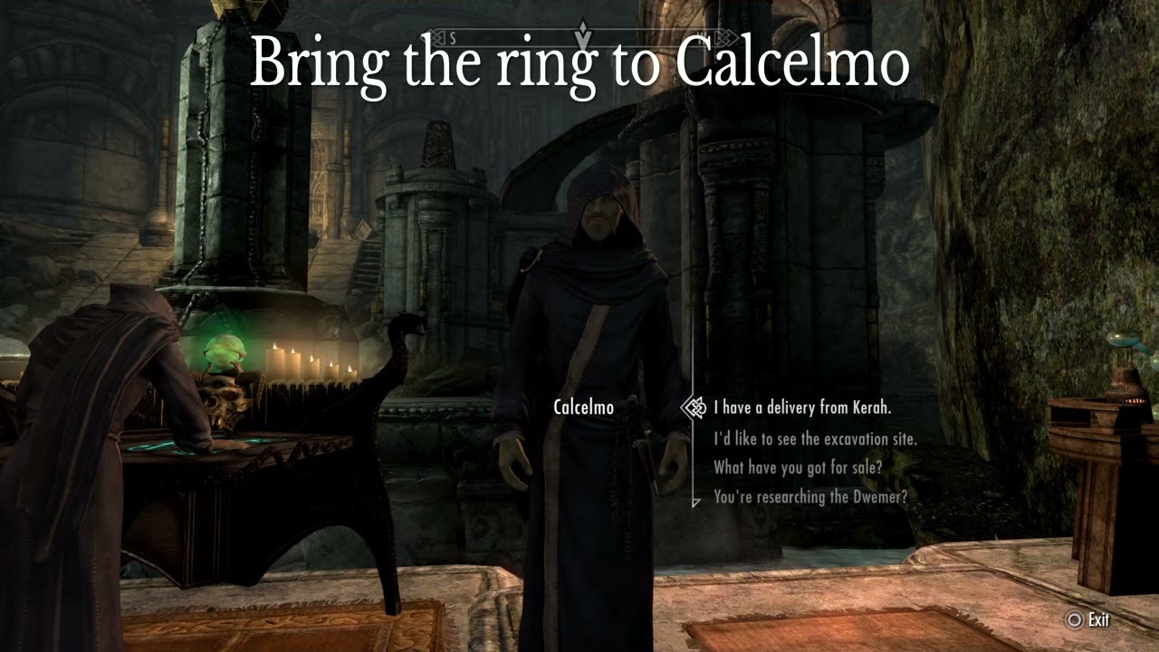 Rare items - Calcelmo's ring [SKYRIM] - YouTube