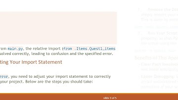 Resolving ImportError: Attempted Relative Import with No Known Parent Package